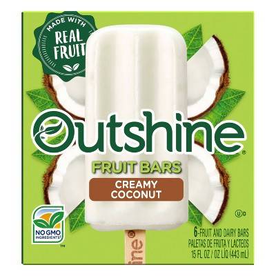 Outshine Coconut Frozen Fruit Bar (15 fl oz, 6 ct)