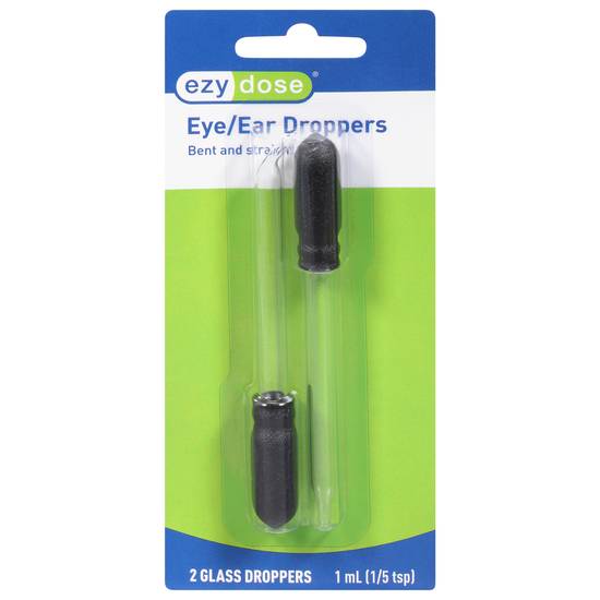 Ezy Dose Glass Eye Ear Droppers