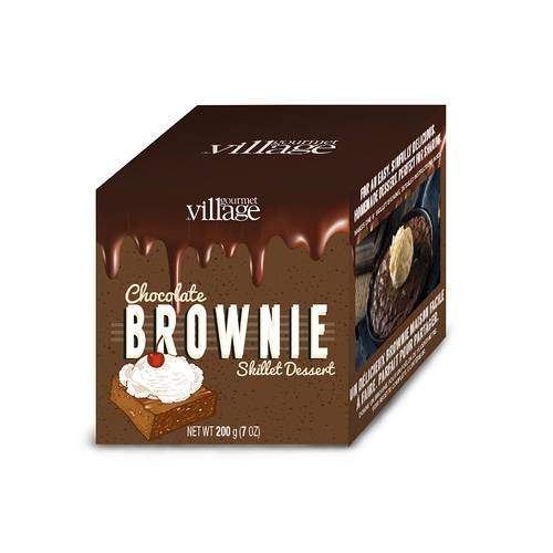 Remplissage à dessert brownie au chocolat par Gourmet du Village