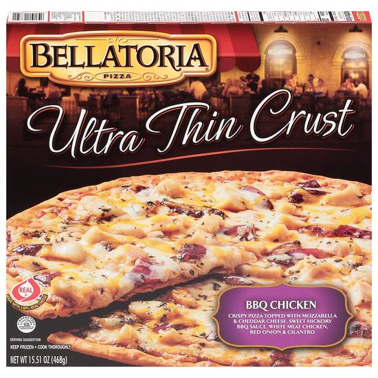 Bellatoria Ultra Thin Crust Bbq Pizza (chicken)