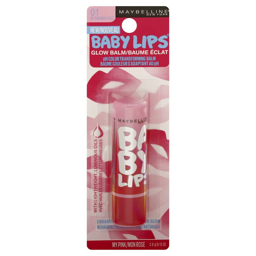 Maybelline 01 My Pink Baby Lips Glow Balm