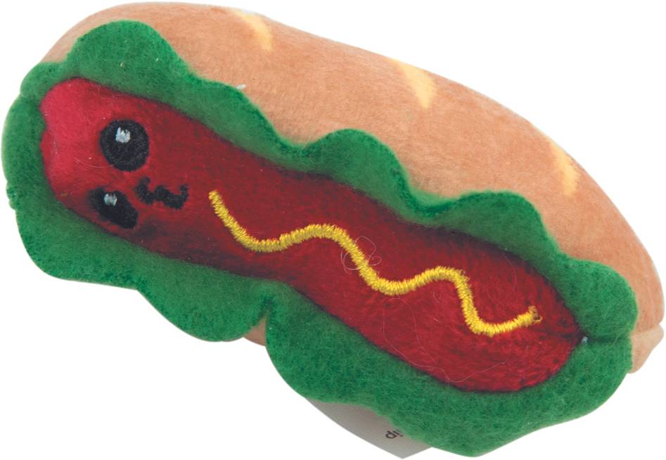 Play On Cat Toy Catnip Plush Hot Dog