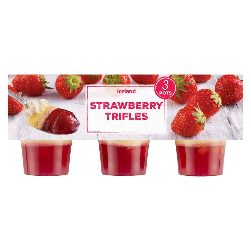 Iceland Strawberry Trifles 375g