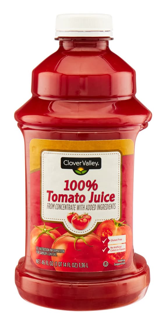 Clover Valley 100% Tomato Juice 46 Fl Oz