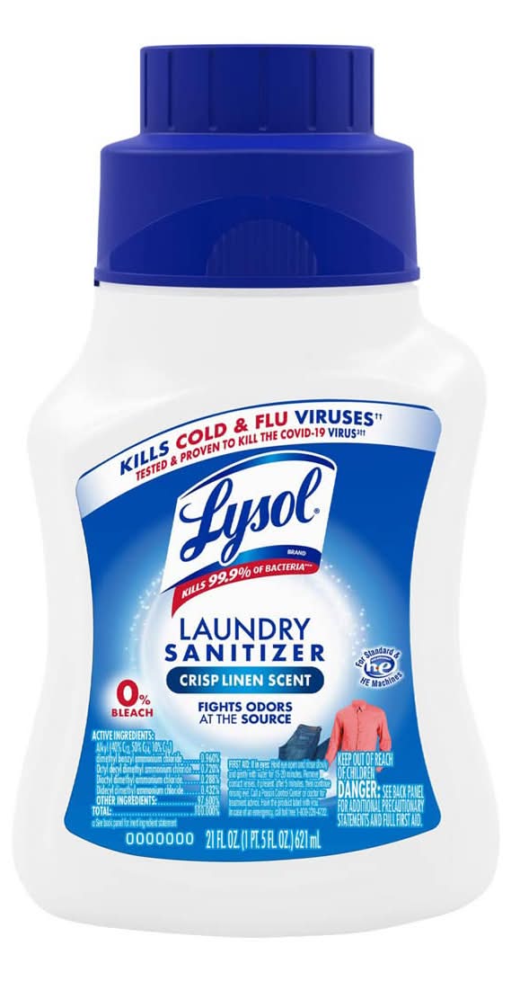 Lysol Laundry Sanitizer Liquid, Crisp Linen (21 fl oz)