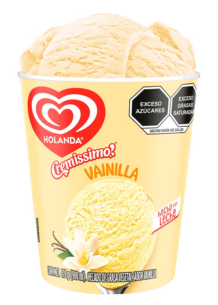 Holanda · Cremissimo helado, vainilla (900 ml)