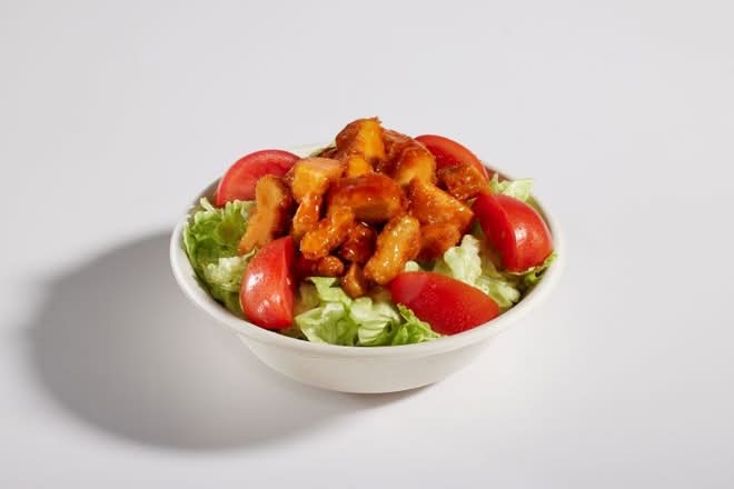 Hot Honey Crispy Chicken Salad