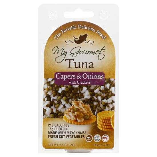 My Gourmet Tuna Capers & Onions With Crackers (3.5 oz)