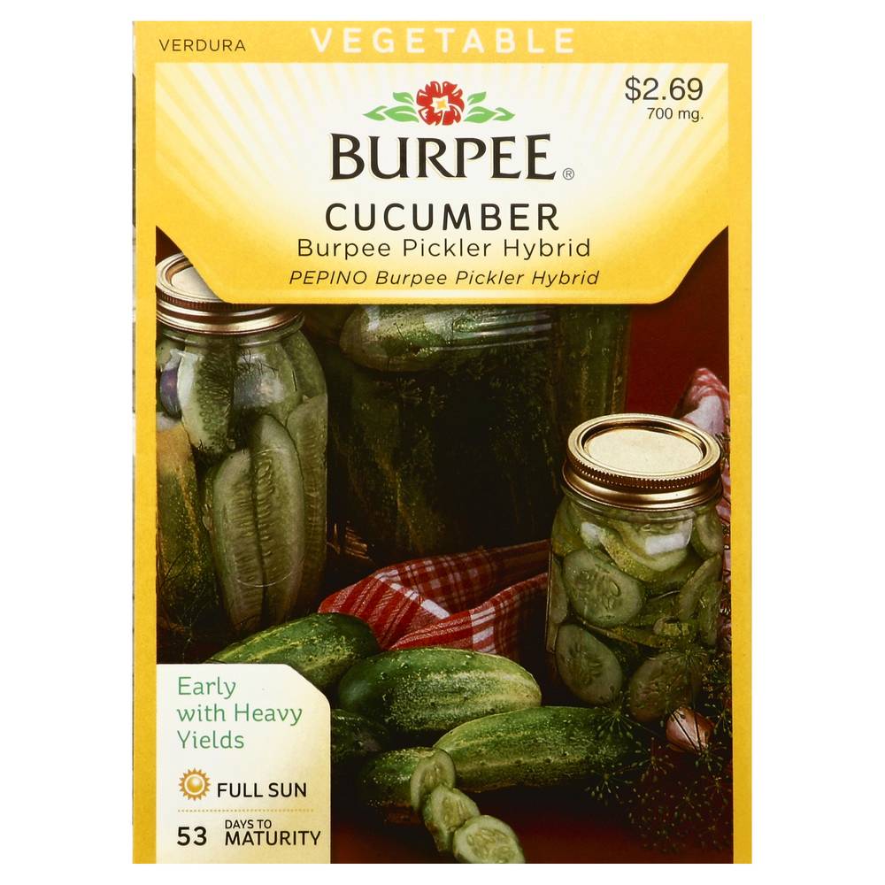 Burpee Cucumber Pickler Hybrid Seeds