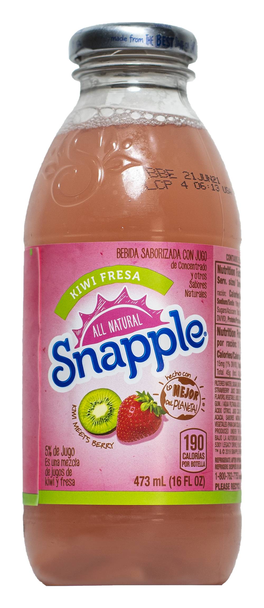 SNAPPLE Kiwi Strawberry 16 oz