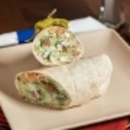 Order Greek Salad Wrap food online from The Great Greek store, Palm Beach Gardens on bringmethat.com