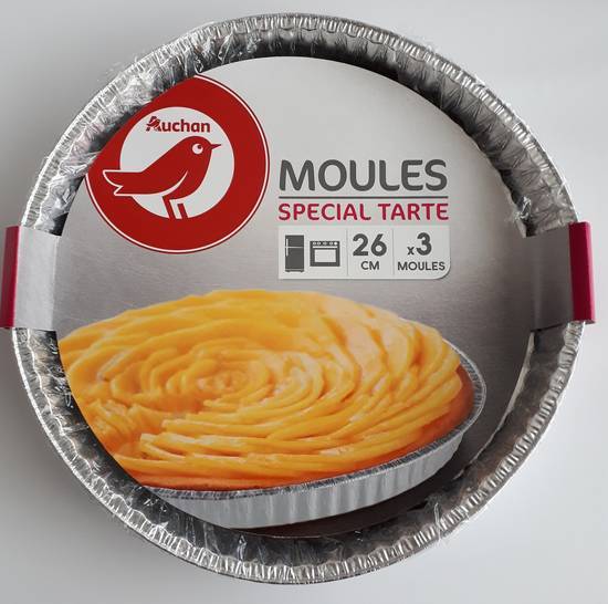 Moules à tarte aluminium