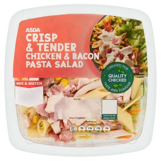 ASDA Crisp & Tender Chicken Bacon Pasta Salad (345g)