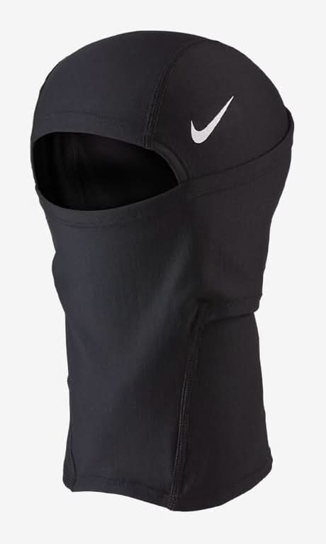 Nike Pro Hyperwarm Balaclava Hood, OS, Black/White