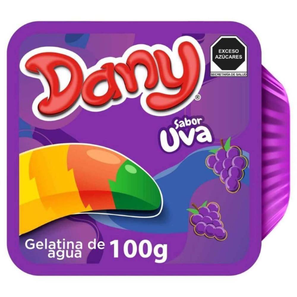 Dany · Gelatina de agua, uva (100 g)