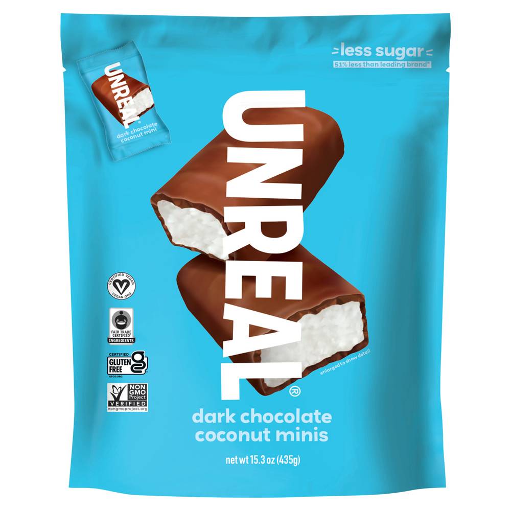 Unreal Dark Chocolate Coconut Mini Bars (15.3 oz)