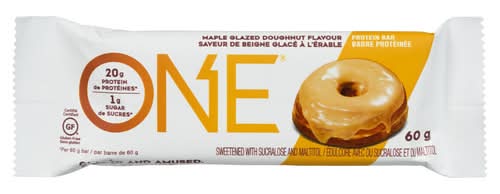 Oh Yeah! One Barre À Saveur De Beigne Glacé À L'Érable 60 G / Oh Yeah! One Gluten-Free Protein Bar Maple Glazed Doughnut 60 g
