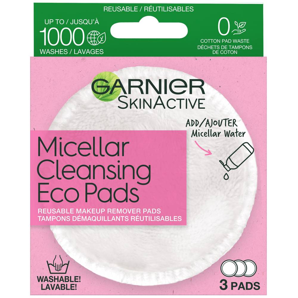 Garnier Micellar Cleansing Eco Pads Makeup Removers (3 ct)