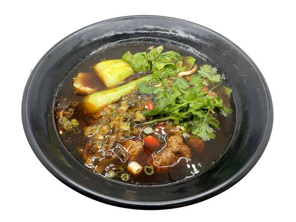 Spicy Beef Noodle in Soup (麻辣牛肉麵)