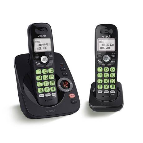 Vtech Handset Cordless Phone Black (1 set)