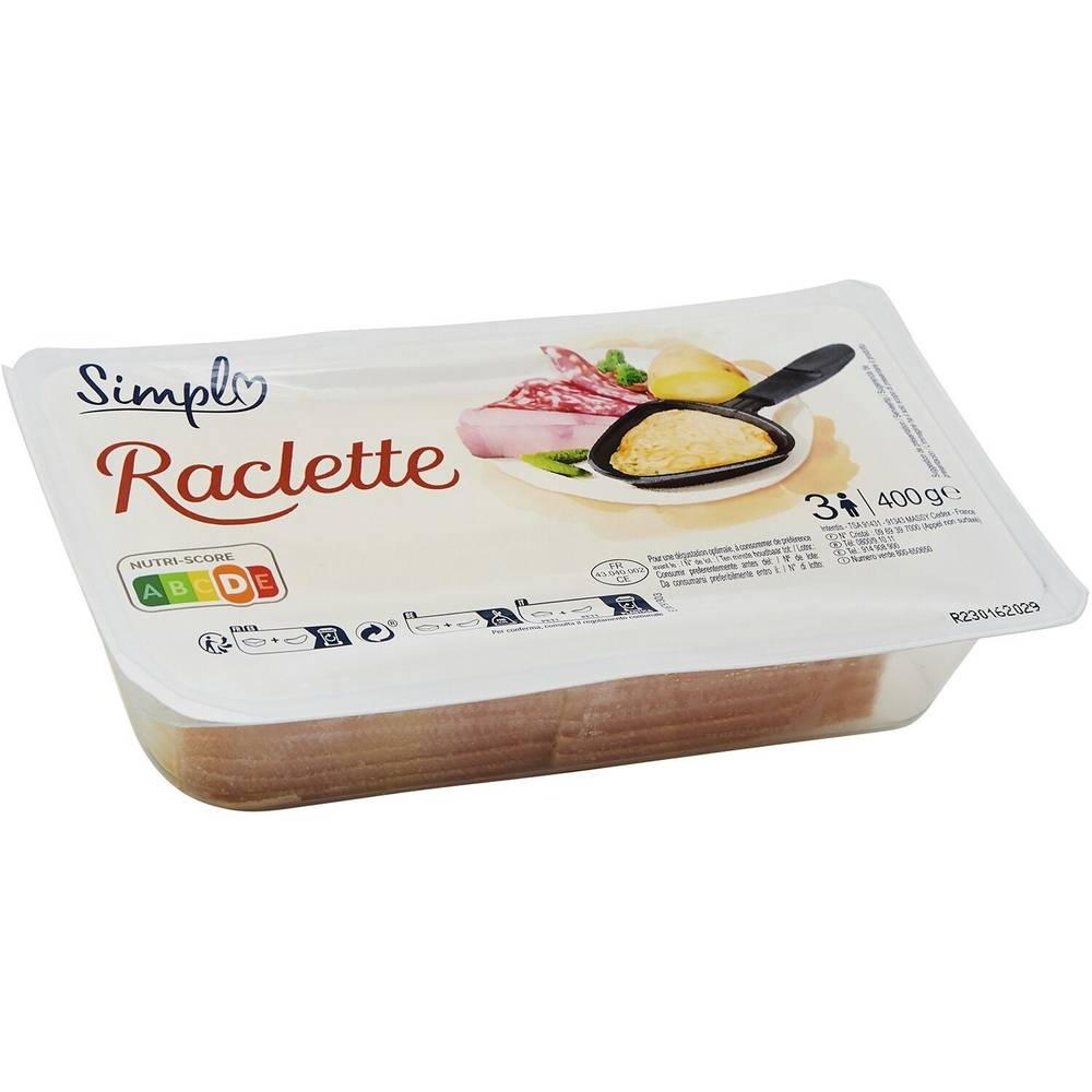 Simpl - Fromage à raclette en tranches