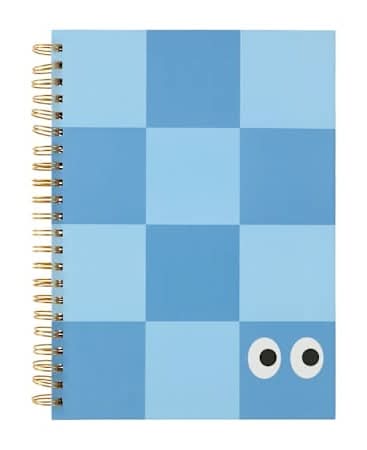 Twin Wire Journal 8in x 11in Blue