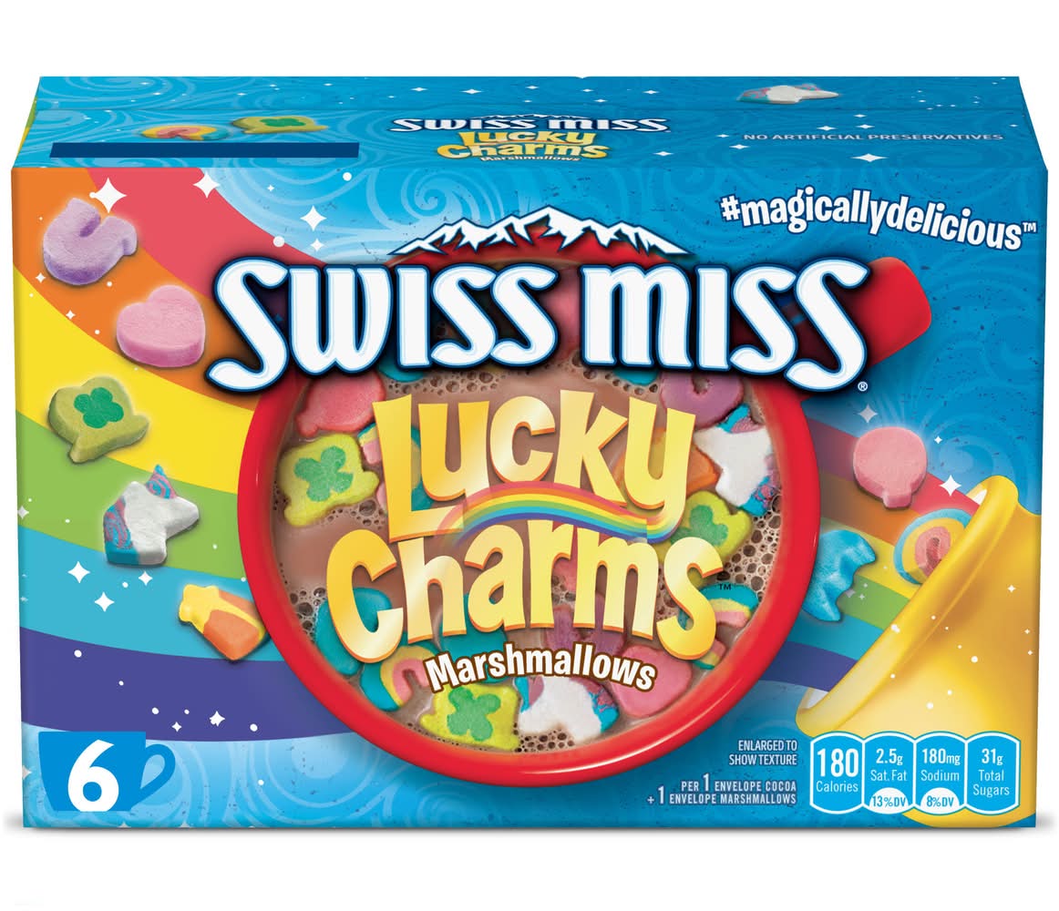Swiss Miss Lucky Charms Marshmallows Hot Cocoa Mix (9.18 oz)