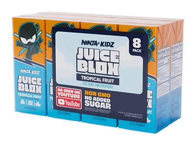 BloxSnacks Juiceblox Ninja Kidz Tropical Fruit Juice Delivery Near