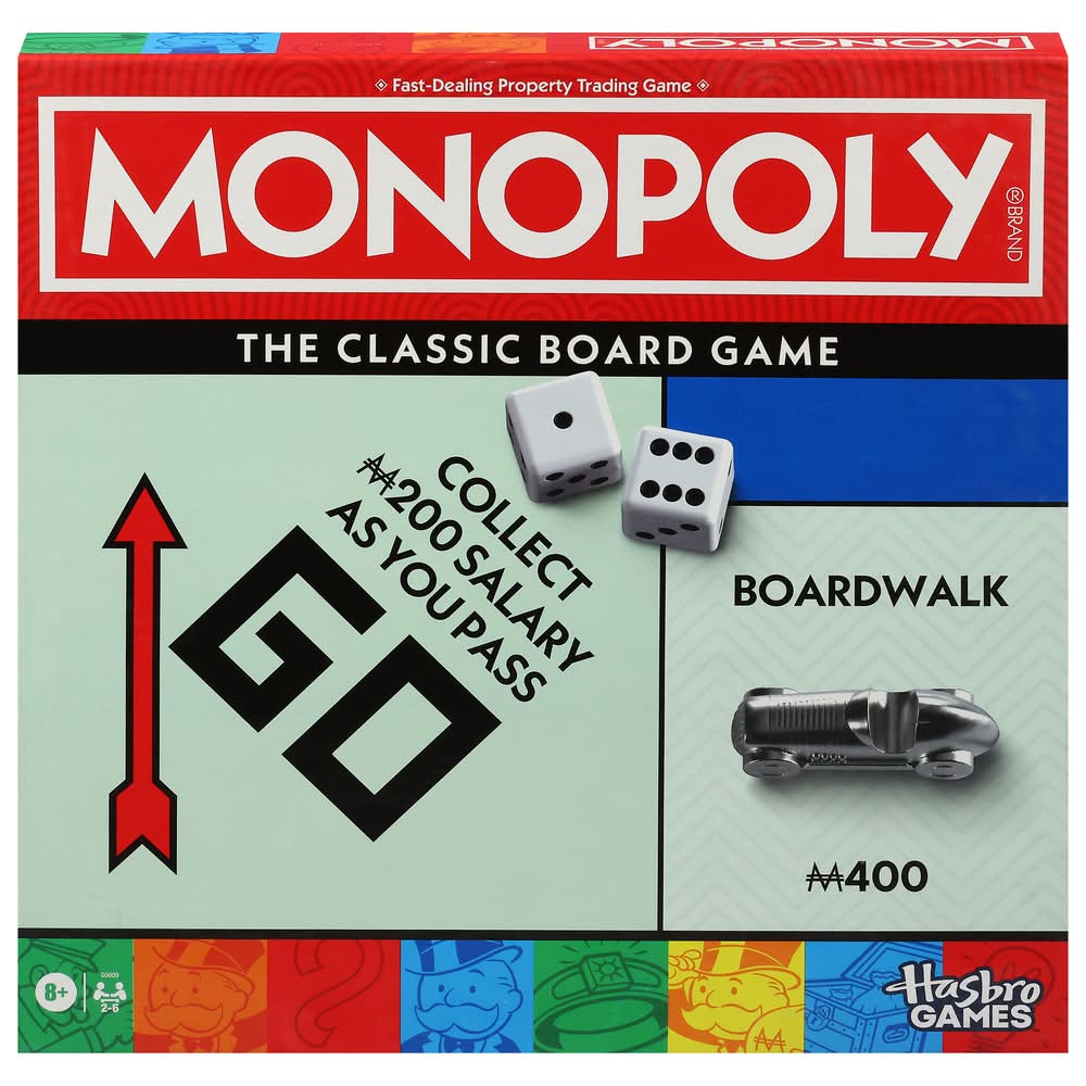 Hasbro Gaming Monopoly Classic Board Game 8+ Years