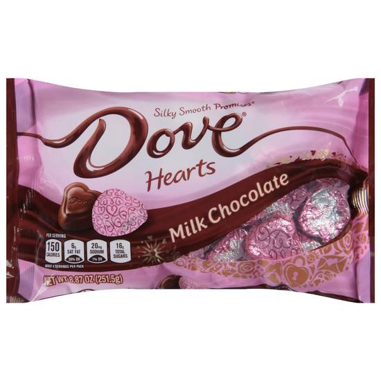 Dove Promises Silky Smooth Milk Chocolate Hearts (8.9 oz)