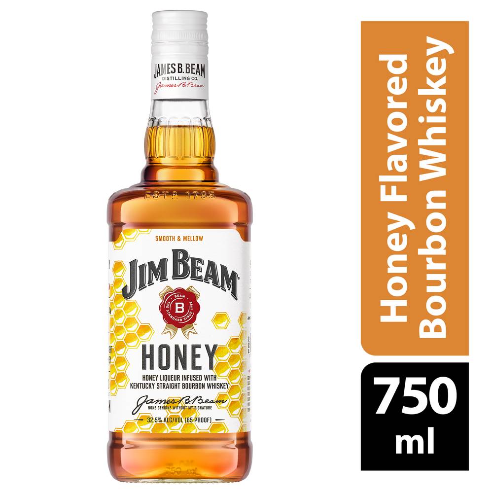 Jim Beam Kentucky Straight Bourbon Whiskey, Honey (750 ml)