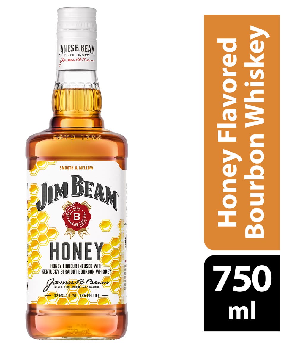 Jim Beam Kentucky Straight Bourbon Whiskey, Honey (750 ml)