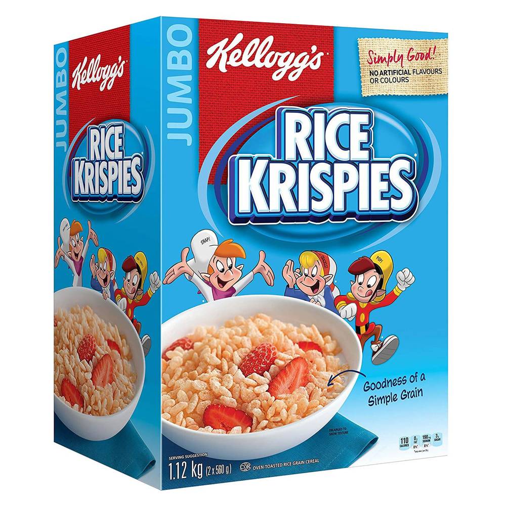 Kellogg’S - Boite De Céréales Rice Krispies, 1,12 Kg
