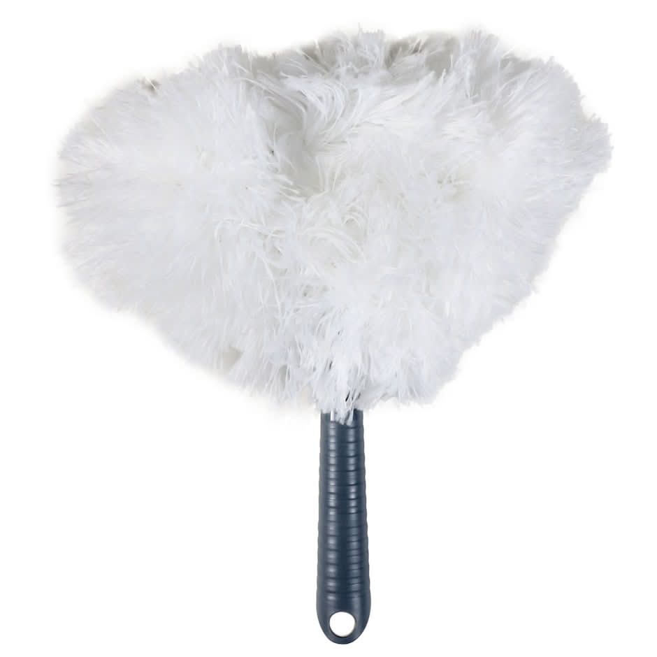 Essentials Microfiber Fan Dusters, White