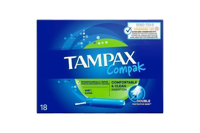 Tampax Compak Super 18pk