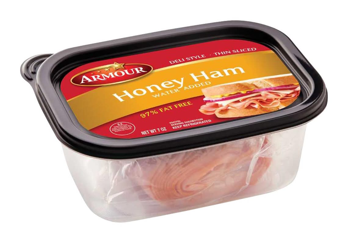 Armour 97% Fat Free Sliced Ham, Honey (6 oz)