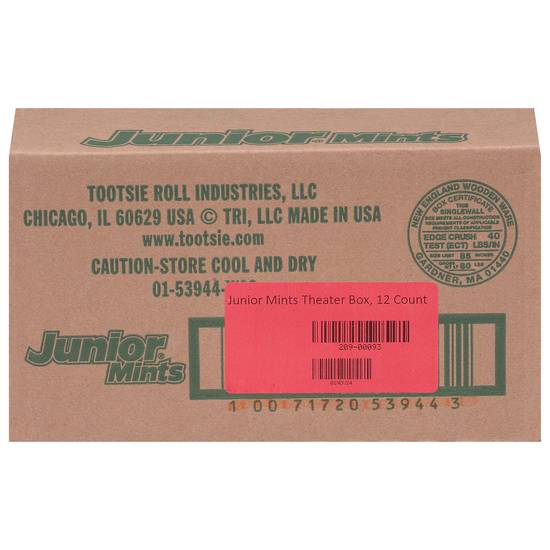 Junior Mints Candy Theater Box (mint-chocolate)