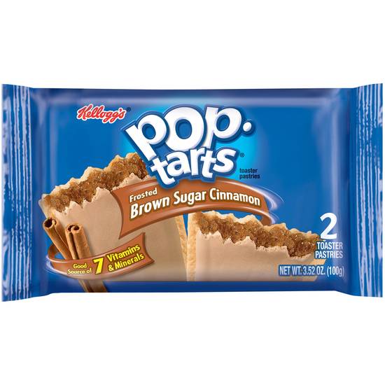 Kellogg's Pop Tarts Frosted Brown Cinnamon Toaster Pastries