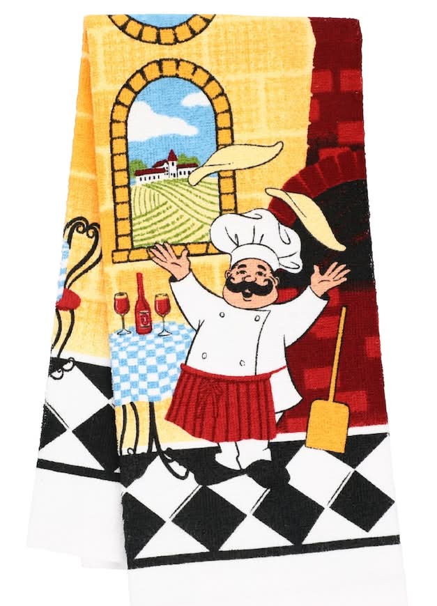 Home Collection Printed Kitchen Towel, 15x25 in
