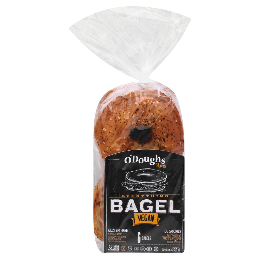 O'doughs Vegan Bagels (6 ct)