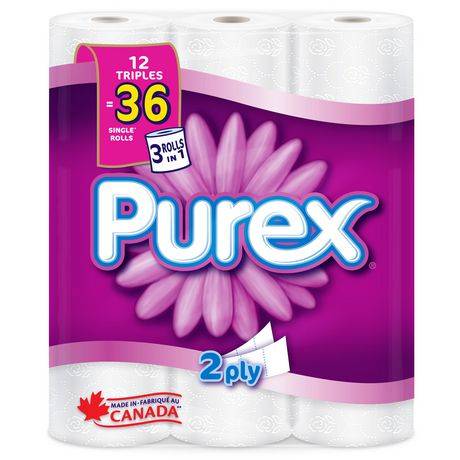 SpongeTowels Purex Toilet Paper (1.8 kg, 3 ct)