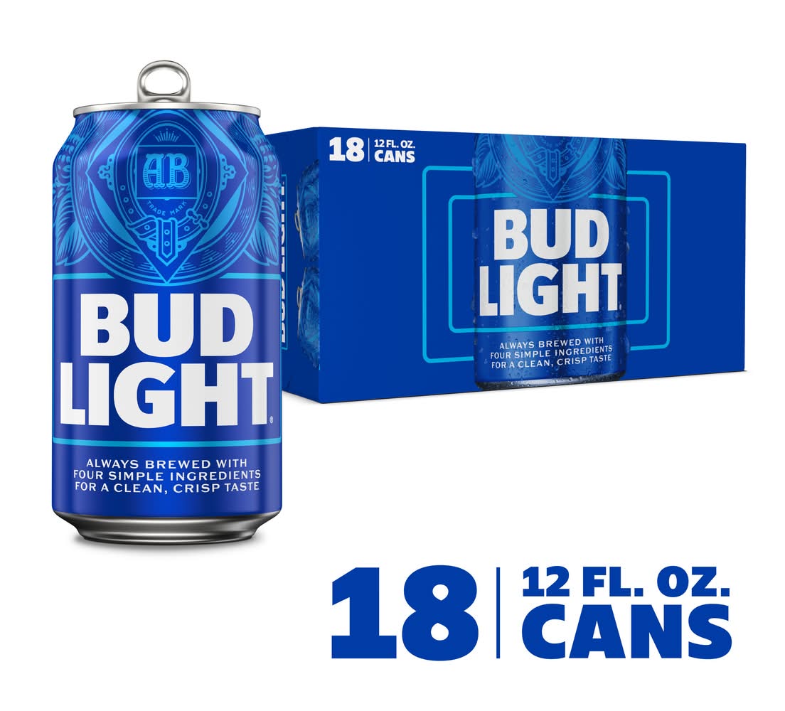 Bud Light Limited Edition American Lager Beer (18 x 12 fl oz)
