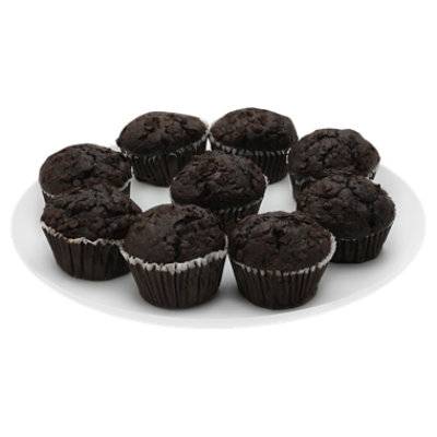 Double Chocolate Muffins 9 Count