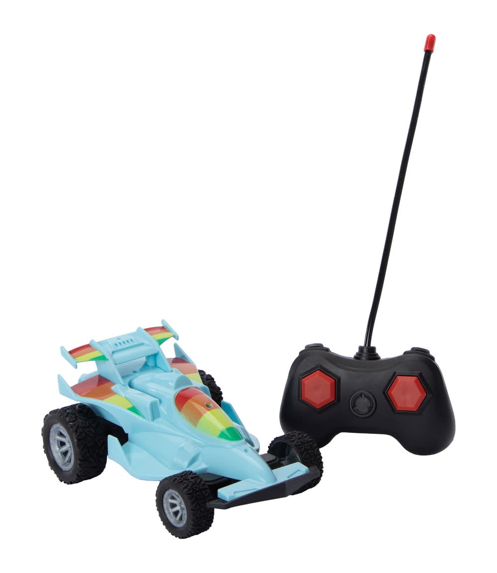 XVB™ Remote Control Race Car With LED Lights Blue Multi