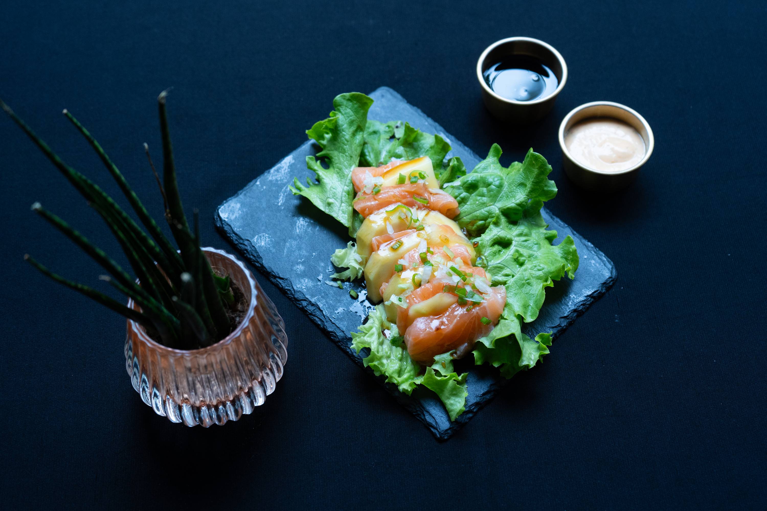 Sashimi Saumon Mangue