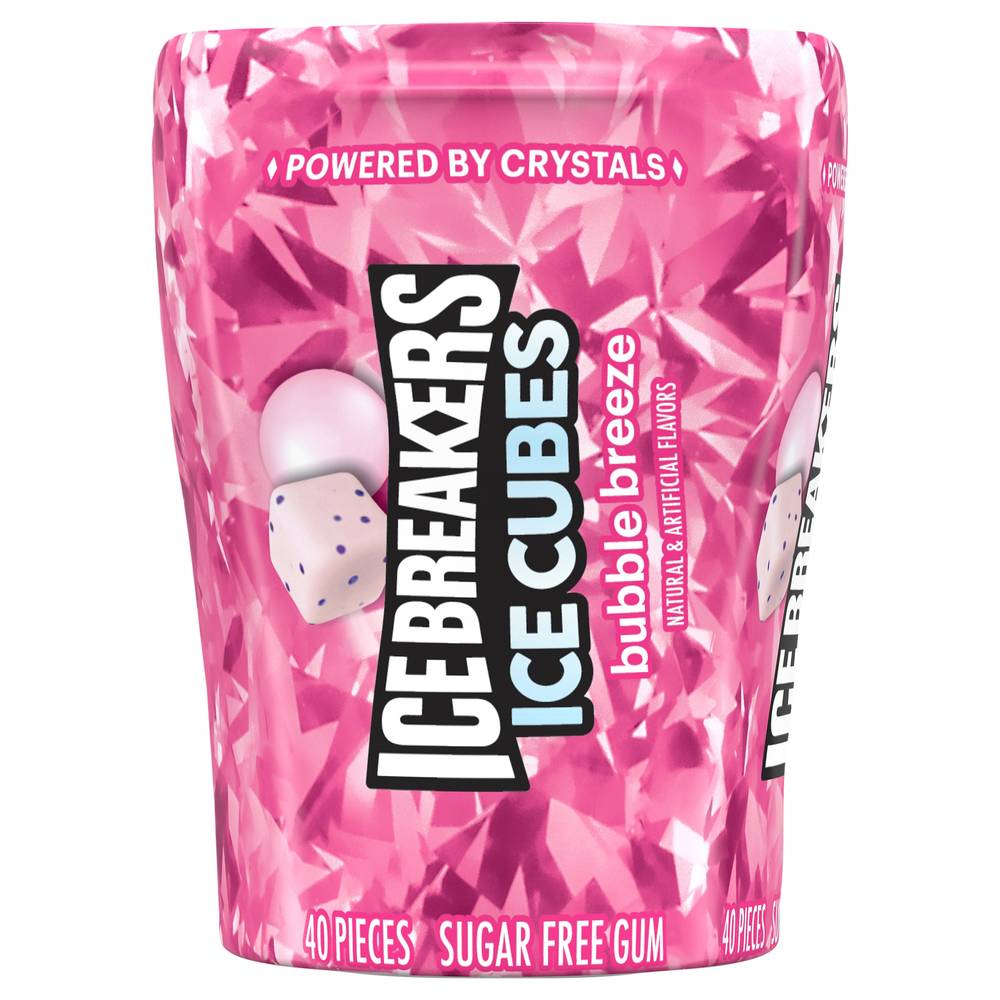 Ice Breakers Bubble Freeze Ice Cubes Kiwi Watermelon Gum (3.24 oz)