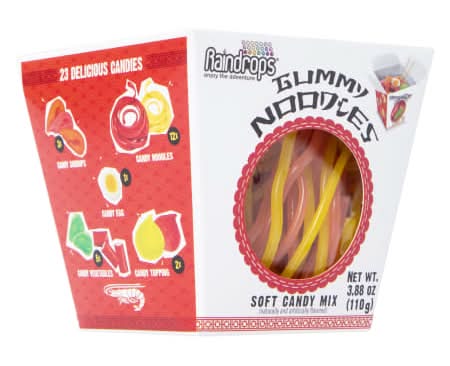 Raindrops® Gummy Candy Noodles Takeout Box 3.88oz