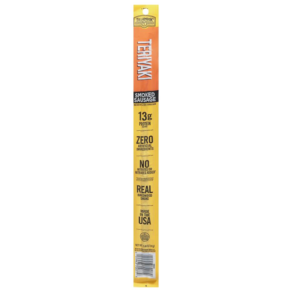 Tillamook Country Smokers Teriyaki Meat Sticks (1.4 oz)