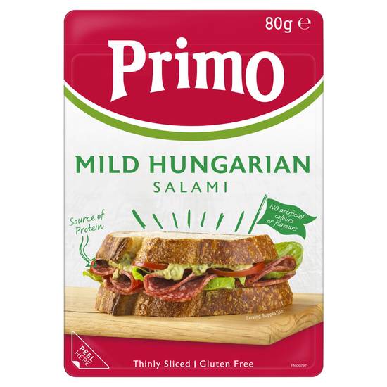 Primo Mild Hungarian Salami 80g