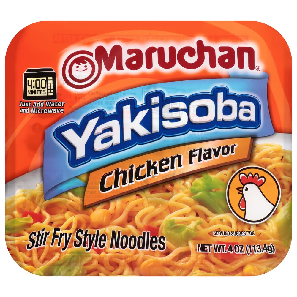 Maruchan Yakisoba Japanese Noodles, Chicken (4 oz)